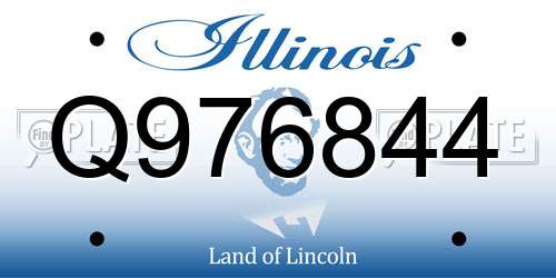 Q976844 Illinois License Plate