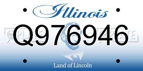 Q976946 Illinois License Plate