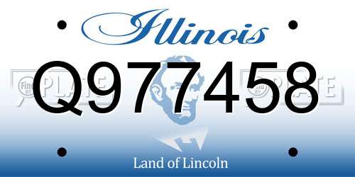 Q977458 Illinois License Plate