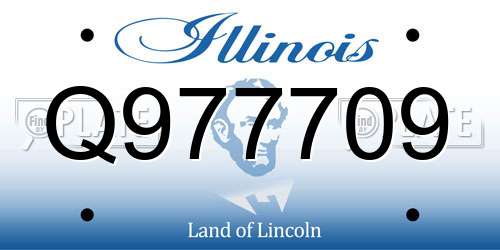 Q977709 Illinois License Plate