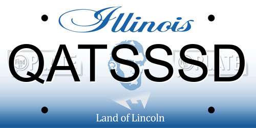 QATSSSD Illinois License Plate