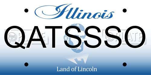 QATSSSO Illinois License Plate