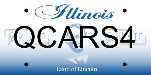 QCARS4 Illinois License Plate
