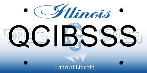 QCIBSSS Illinois License Plate