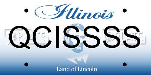 QCISSSS Illinois License Plate