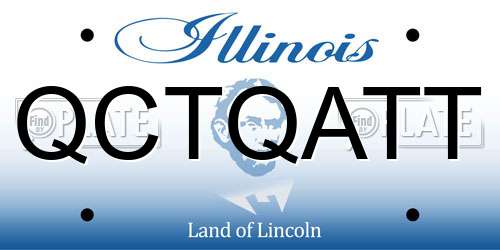 QCTQATT Illinois License Plate