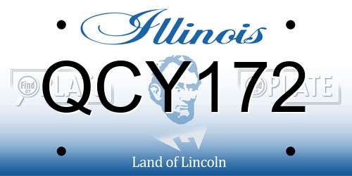 QCY172 Illinois License Plate