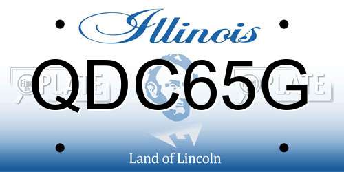 QDC65G Illinois License Plate
