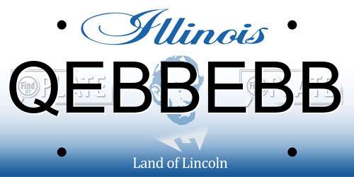 QEBBEBB Illinois License Plate