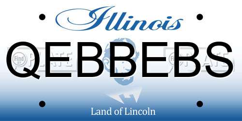 QEBBEBS Illinois License Plate