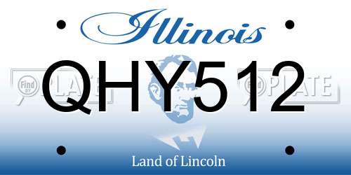 QHY512 Illinois License Plate