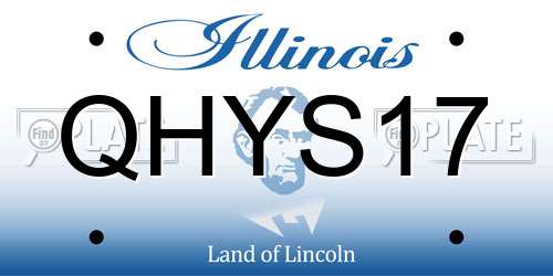 QHYS17 Illinois License Plate