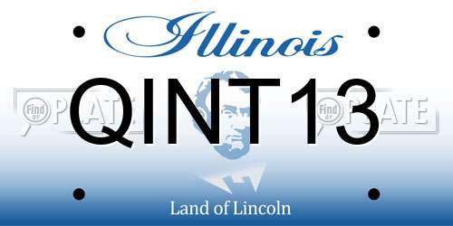 QINT13 Illinois License Plate