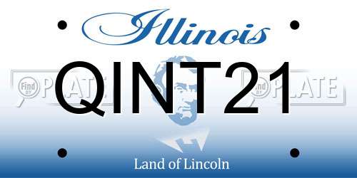 QINT21 Illinois License Plate