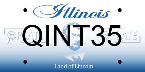 QINT35 Illinois License Plate