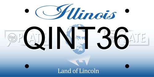 QINT36 Illinois License Plate