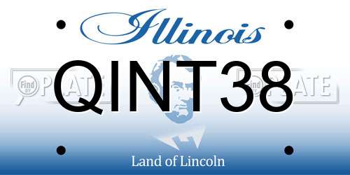 QINT38 Illinois License Plate