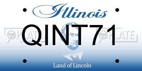 QINT71 Illinois License Plate