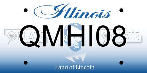 QMHI08 Illinois License Plate
