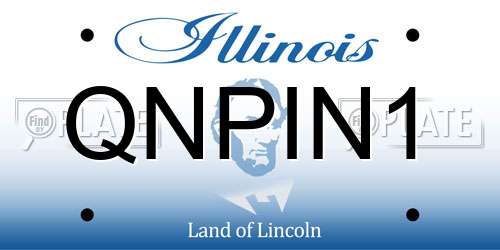 QNPIN1 Illinois License Plate