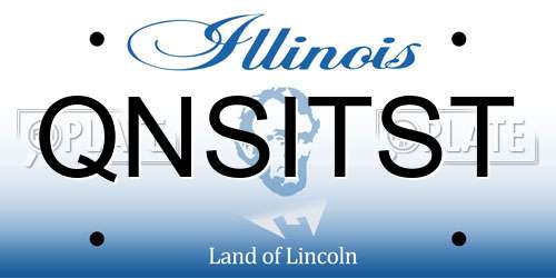 QNSITST Illinois License Plate