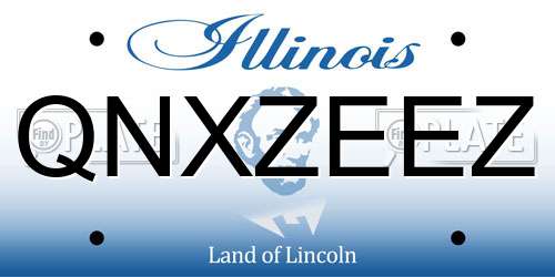 QNXZEEZ Illinois License Plate