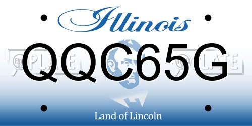 QQC65G Illinois License Plate