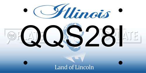 QQS28I Illinois License Plate