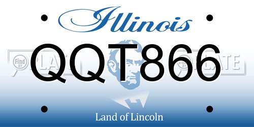 QQT866 Illinois License Plate