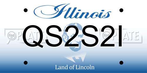QS2S2I Illinois License Plate