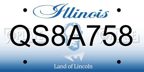 QS8A758 Illinois License Plate