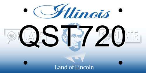 QST720 Illinois License Plate