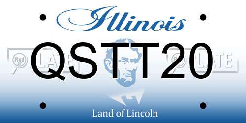 QSTT20 Illinois License Plate