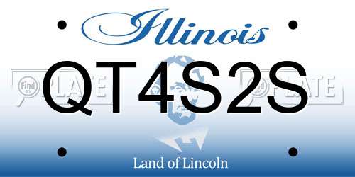 QT4S2S Illinois License Plate