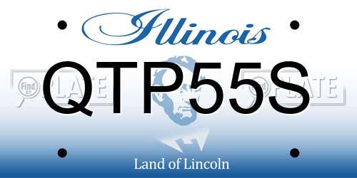 QTP55S Illinois License Plate