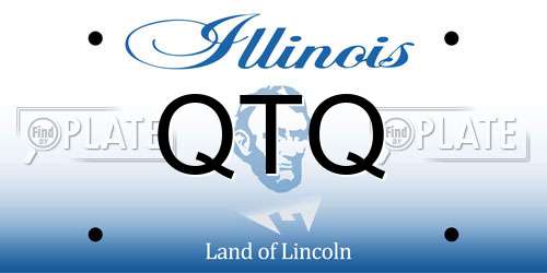 QTQ Illinois License Plate
