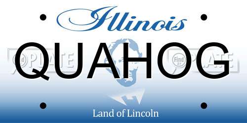 QUAHOG Illinois License Plate