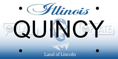 QUINCY Illinois License Plate