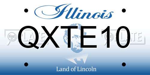 QXTE10 Illinois License Plate