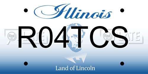 R04TCS Illinois License Plate