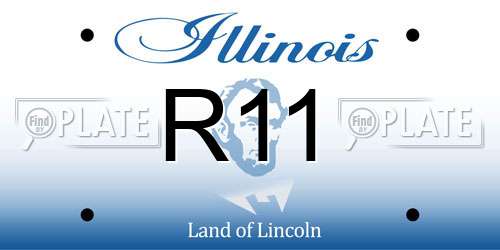 R11 Illinois License Plate