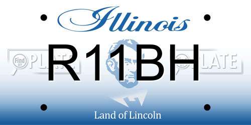 R11BH Illinois License Plate