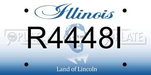 R4448I Illinois License Plate