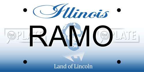 RAMO Illinois License Plate