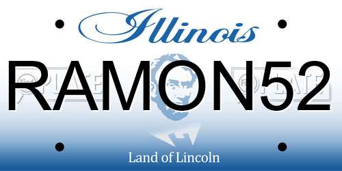 RAMON52 Illinois License Plate