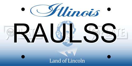 RAULSS Illinois License Plate