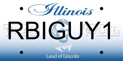 RBIGUY1 Illinois License Plate