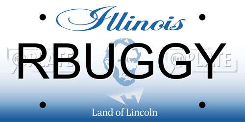 RBUGGY Illinois License Plate