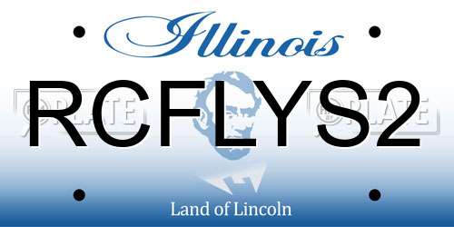 RCFLYS2 Illinois License Plate