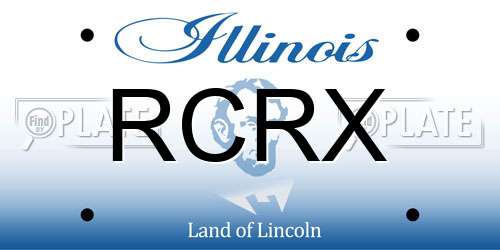 RCRX Illinois License Plate